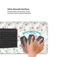 thumbnail image 5 of Disketp Lilies Flowers Gaming Mouse Mat Long Extended Mouse Pad Desk Mat Non-Slip Rubber Mice Pads Stitched Edges(315.5 x 16 x 0.12 Inches), 5 of 8