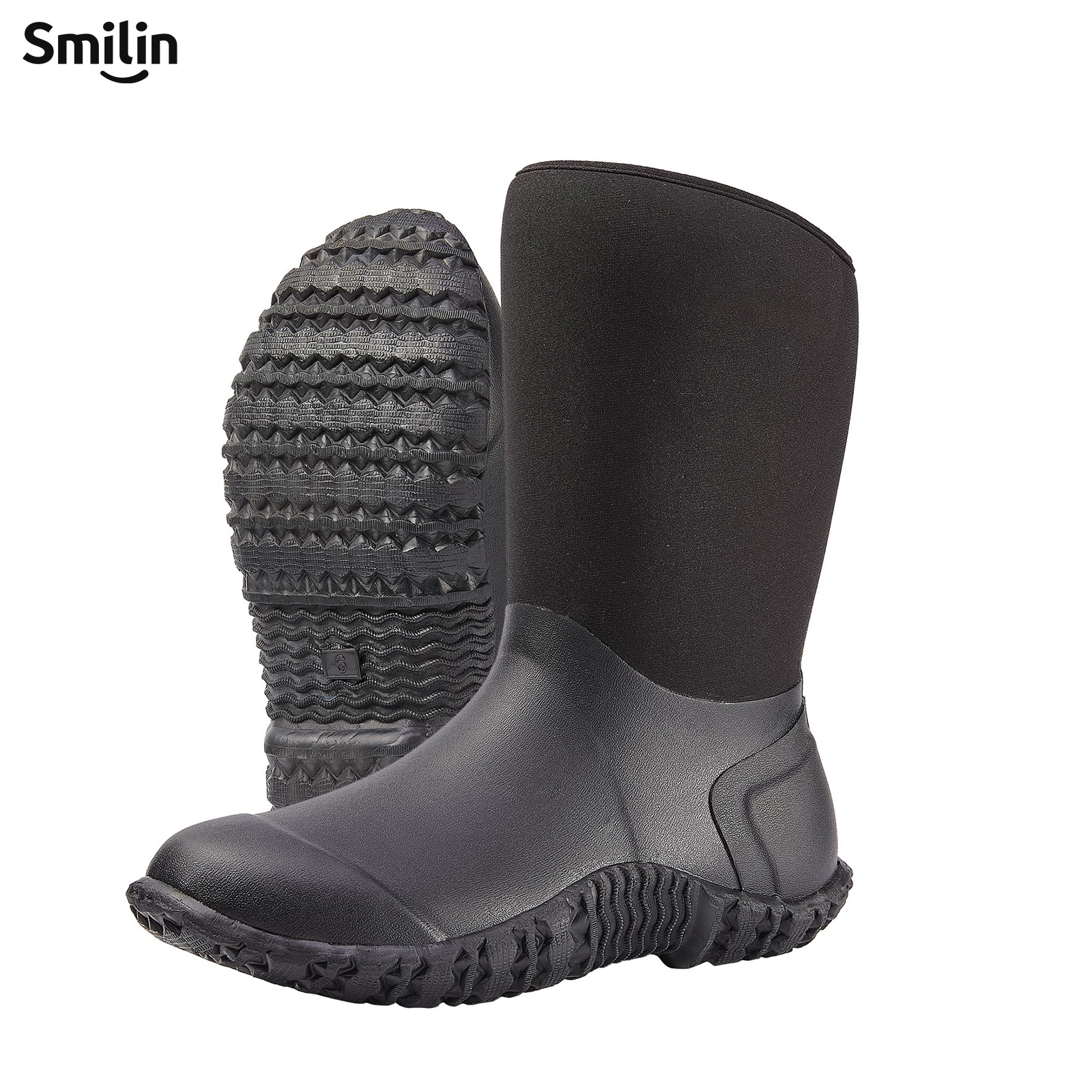 Smilin Women's Waterproof Garden Rain Boot photo 8
