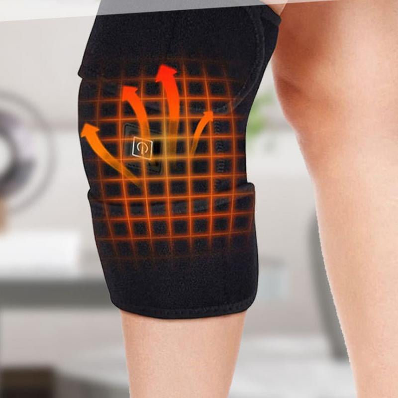 Knee Support For Men USB Heated Knee Wrap Knee Warmers Knee Brace Portable Legs Heating Pad Knee Sleeves For Outdoor Home Office