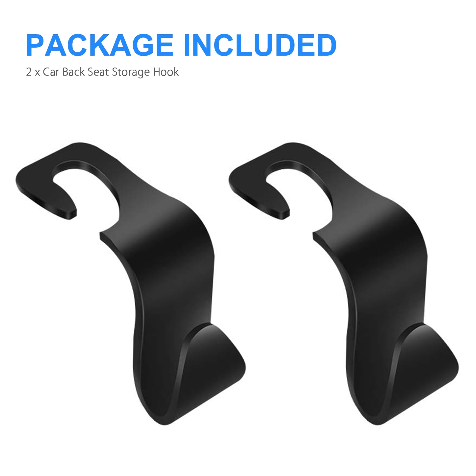 2pcs Car Seat Hook Auto Hidden Back Seat Headrest Hanger For Handbag  Shopping Bag Coat Storage Hanger Car Accessories Hook Organizer  2pieceHeadrest HookBracketsfor Car Car Accessaries Car Accessaries Interior