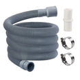 thumbnail image 1 of Kit de Drenaje Flexible de 2M Yuarrent para Lavadora y Lavavajillas con Conector y Clip Gris 19x24cm, 1 of 6