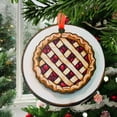 thumbnail image 2 of Pie Ornament Food Sun Catcher Foodie Gift Light Catcher Window Hanging Home Decoration Pie Lover Gifts Decor Kitchen Decor, 2025, Holiday Decoration, 2025, Seasonal Holiday Decor,, 2 of 5