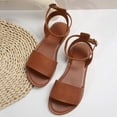 thumbnail image 6 of Sandals Women Dressy Flat Heel Open Toe Boho Shoes Comfortable Fashion Casual Comfy Sandals Beach Casual Sandals Shoes for Women, 6 of 9
