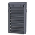 thumbnail image 3 of Topcobe 10 Tiers Shoe Rack with Dustproof Cover, Closet Shoe Storage Cabinet Organizer, 3 of 7
