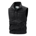 thumbnail image 4 of Utility Vest for Men with Pockets Summer, Outdoor Lightweight Outerwear Vest for Hiking Fishing Photo Work, Black 2XL, 4 of 5