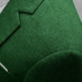 thumbnail image 6 of Jerdar Men's Linen Blazer Jacket Lapel Collar One Button Single Breasted Solid Color Slim Fit Long Sleeve Spring Summer Casual Business Wedding Lightweight Breathable Sport Coat Top, 6 of 7