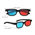 thumbnail image 4 of HLONK 10 Pcs Viewing Glasses Red-Blue Lens 3D Glasses Compatible with Ordinary Computer Monitors TVs Theater Screens, 4 of 6