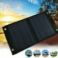 thumbnail image 3 of Chmadoxn Portable Bi-fold 25W Panel Folding Battery Car Charger With Plug 12V5V USB Solar Pannel, 3 of 4