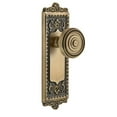 thumbnail image 4 of Grandeur Winsol_Prv_234 Windsor Solid Brass Rose Privacy Door Knob Set - Bronze, 4 of 6