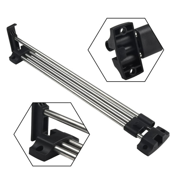 Movable Crossbar Clothes Hanger Top Mount Wardrobe Closet Rail Rod Cold Rolled Steel Hanging Clothes 250/300/350/400mm