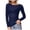 Wpullover113-Blue, variant on Tops for Women Sexy See-Through Tunic Shirt Seamless Arm Shaper Top Mesh Blouse Long Sleeve Undershirt Nightwear,Sizes L