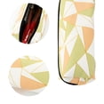 thumbnail image 3 of Canvas stationery portable compact simple zipper pencil case, durable storage bag - yellow, 3 of 5