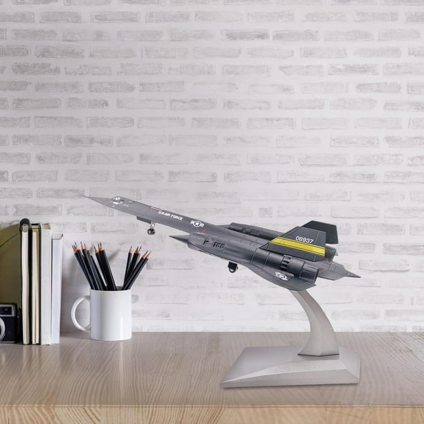 Modelo de aleación Macarena Avión de reconocimiento 1:44 decoración de encimera