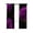 Purple, variant on Yellow Rose Blackout Curtains, Light Blocking Print Window Curtains, Vintage Abstract Garden Flower Floral Black Thermal Insulated Window Drapes for Living Room 2 Panels, 104"W x 72"L
