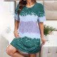 thumbnail image 2 of Drses Plus Size Nightgowns Women Cute Printed Sleepwear Night Gown Dresses Sleep Printed Dress, 2 of 5