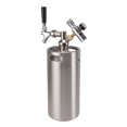 thumbnail image 1 of 3.6L Stainless Steel Keg, Craft Beer Dispenser System Leakproof With Faucet For Home Brew, 1 of 8
