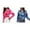 N-Hot Pink 1PCS & Blue 1PCS, variant on (2-Pack) Kcodviy Women's Blouse Satin Silk Summer Tops Shirt Button Down Shirt Women Length Casual Loose Long Sleeve Woman's Summer Tops Work Long Edition Blouse