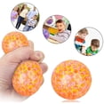 thumbnail image 3 of 1pcs Squeeze Ball Toy, Stress Balls Sensory Fidget Toy pour enfants Adultes Balle antiestrés, très approprié pour les adultes et les enfants, pour tuer le temps Orange Adepaton HS-0410, 3 of 5