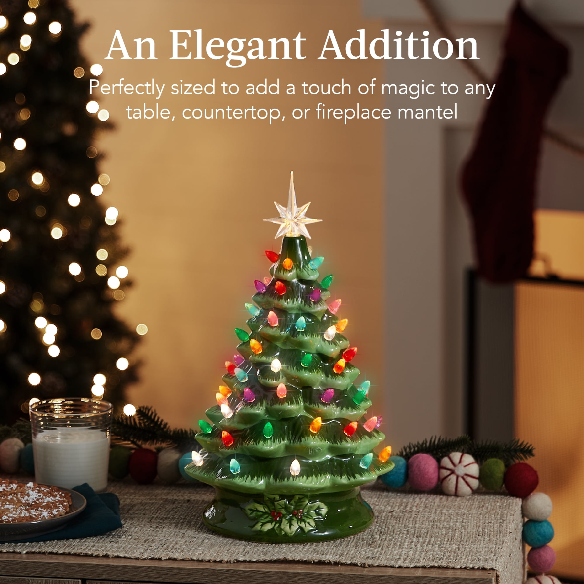 Best Choice Products Ceramic Christmas Tree - Thumbnail 4