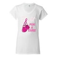 thumbnail image 2 of for a Support Awareness Womens V-Neck Tee, White, 2XL, 2 of 3