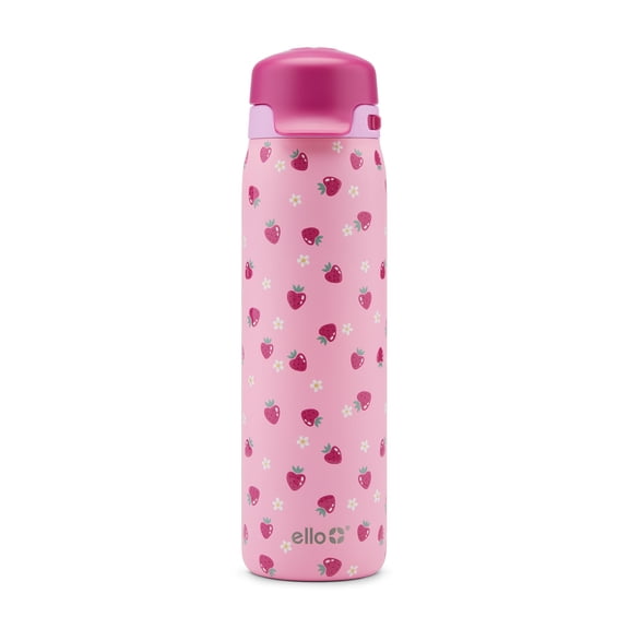 Ello Flip & Fill 22oz Stainless Steel QuickFill Water Bottle