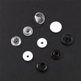 thumbnail image 4 of MasteelfCA 100 Sets T5 Plastic Button Snaps Sewing Fastener Clothing Accessories Buttons Set (Transparent), 4 of 7