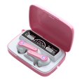 thumbnail image 2 of Auriculares inalámbricos de baja latencia 5.1 Toque habilitado Auriculares estéreo de graves profundos a prueba de agua para Android Fitness Rosa sin espejo, 2 of 10