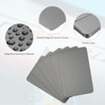 thumbnail image 3 of 0.3mm Stainless Steel Metal Business Cards, 12 Pack Blank Name Card, Black, 3 of 7