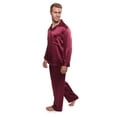 thumbnail image 4 of TexereSilk Men's Classic Silk Pajama Set - Luxury Sleepwear, 4 of 5
