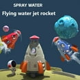 thumbnail image 5 of Wadada Water Rocket Sprinkler Toy Launcher - Outdoor Splash Sprinklers for Kids Outdoor Yard Sprinkler 360-Degree Rotation Attaches to Garden Hose Splashing Fun Toys for Gift (White), 5 of 7