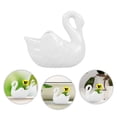 thumbnail image 2 of FELTECHELECTR Maceta de cerámica para jardinería, suculenta, elegante, artesanal, con forma de cisne, 2 of 5