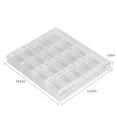 thumbnail image 3 of Sonew Nail Art Box,Rhinestone Box,20 Grids Transparent Acrylic Nail Art Decorations Storage Box Rhinestone Beads Container Case, 3 of 8
