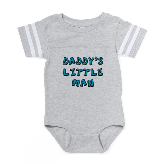 CafePress - Daddy's Little Man - Cute Infant Baby Football Bodysuit
