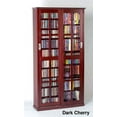 thumbnail image 4 of Leslie Dame Mission Multimedia DVD/CD Storage Cabinet with Sliding Glass Doors-Finish:Oak, 4 of 4