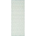 thumbnail image 4 of SAFAVIEH Dhurries Valentina Geometric Area Rug, Blue/Ivory, 4' x 6', 4 of 11