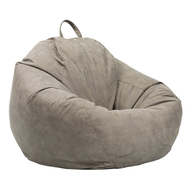 Bolsa de frijoles impermeable Sunnimix Funda para sil Adultos Suave Bolsa de frijoles Sofa Gris