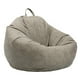 thumbnail image 1 of Bolsa de frijoles impermeable Sunnimix Funda para sil Adultos Suave Bolsa de frijoles Sofa Gris, 1 of 8