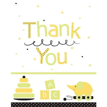 Stroller Fun Baby Shower Thank You Cards 8 Per Pack