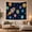 Bear Pilot, variant on Rocket Ship and Balloon Planets in Night Sky, Whimsical Watercolor for Kids Space Lovers, Space Themed Wall Art, Back to School Gift, Tapestry Wall Hanging for Bedroom and Classroom