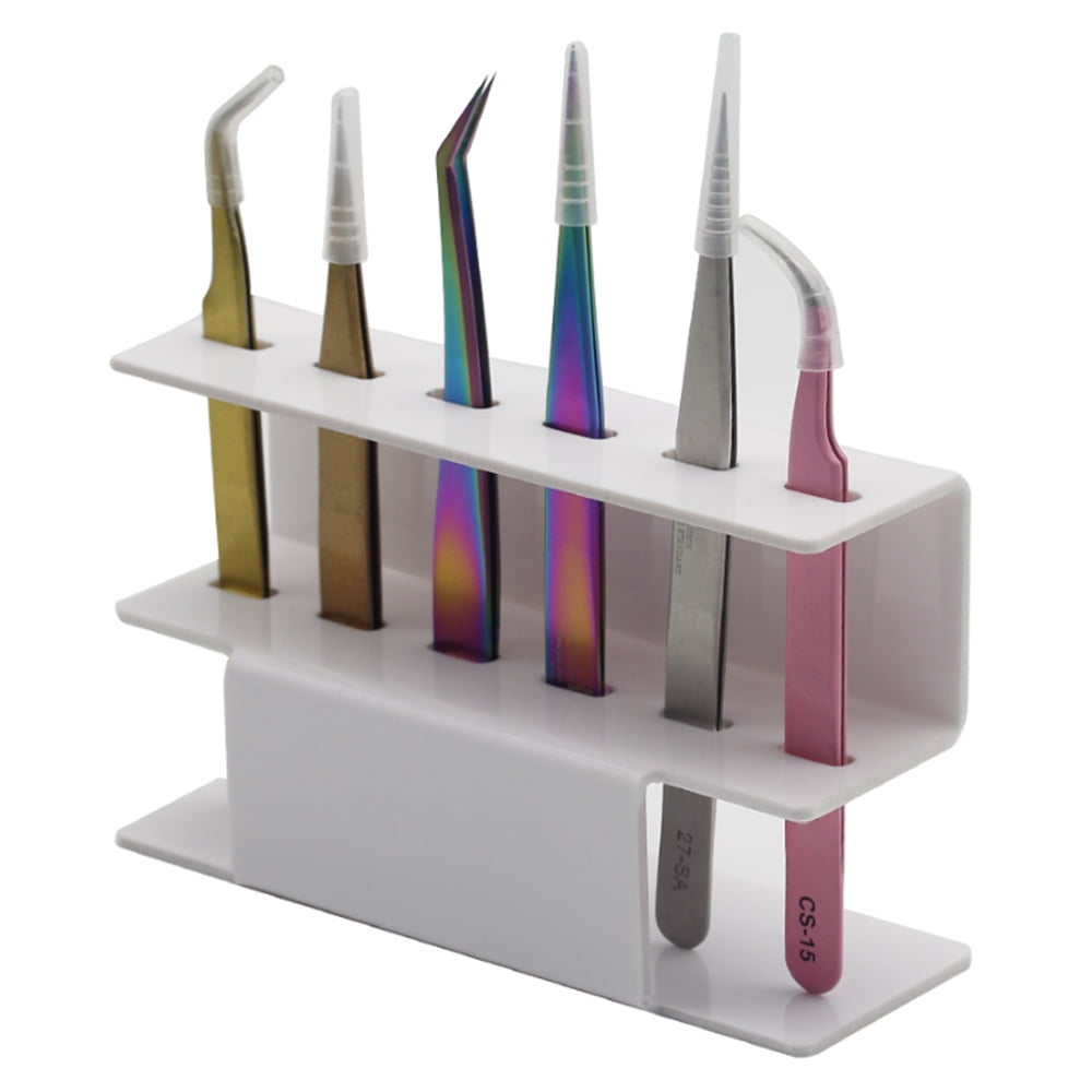 Lashes Extension Tweezer Holder Acrylic Eyelash Extension Tools Storage