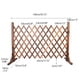 thumbnail image 2 of Panel de pantalla de jardín plegable, cerca de celosía de madera expandible para patio y patio, 2 of 9