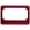 Dark Pink, variant on Motorcycle Anodized Aluminum License Plate Frame - RED