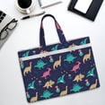 thumbnail image 6 of Pofeuu Cartoon Dinosaur Print Laptop Bag Carrying - Computer Bag Laptop Case Shoulder Slim Work Travel, 6 of 8