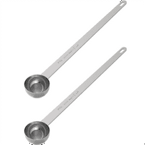 2PCS 2 Tablespoon Coffee Scoop,9.5inch Long Handle Measuring Spoon,Two Tbsp (15 Ml) Scooper,Stainless Steel Scoop