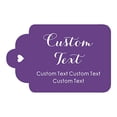 thumbnail image 1 of 100 PCS Personalized Paper Hang Tags Made Any Text Custom Tags Wedding Favor Gifts, 1 of 1