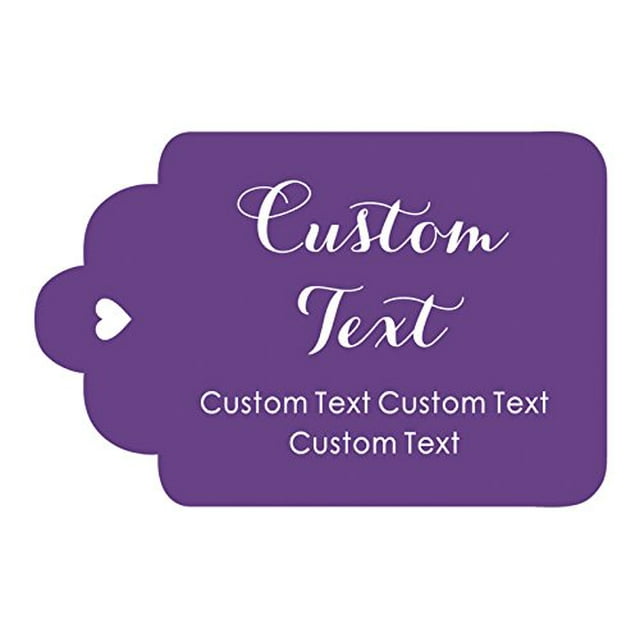 100 PCS Personalized Paper Hang Tags Made Any Text Custom Tags Wedding Favor Gifts