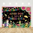 thumbnail image 3 of Mexican Third Birthday Backdrop Fiesta Three-Esta Happy Birthday Photography Background Mexican Fiesta Cactus 3rd Birthday Party Decorations Banner Supplies Photo Studio Props, 3 of 4