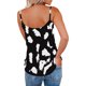 thumbnail image 3 of Top con tirantes finos para mujer, cuello en V, sin mangas, estampado de leopardo, Top informal de verano fresco a la moda, negro M, 3 of 5