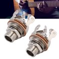 thumbnail image 1 of Electric Guitar Output Jack, 2Pcs 4 Contacts Guitar Output Jack 1/4 Inch 6.35mm Multi Contacts Mono Output Jack for Reducing Loose and Buzz Issue Upgrade Appearance, 1 of 7