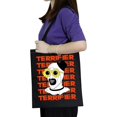 thumbnail image 4 of TSOTMO Clown Merch Killer Slasher Inspired Movie Tote Bag for Horror Movie Lovers Scary Clown Fans Gift Horror Gifts, 4 of 6